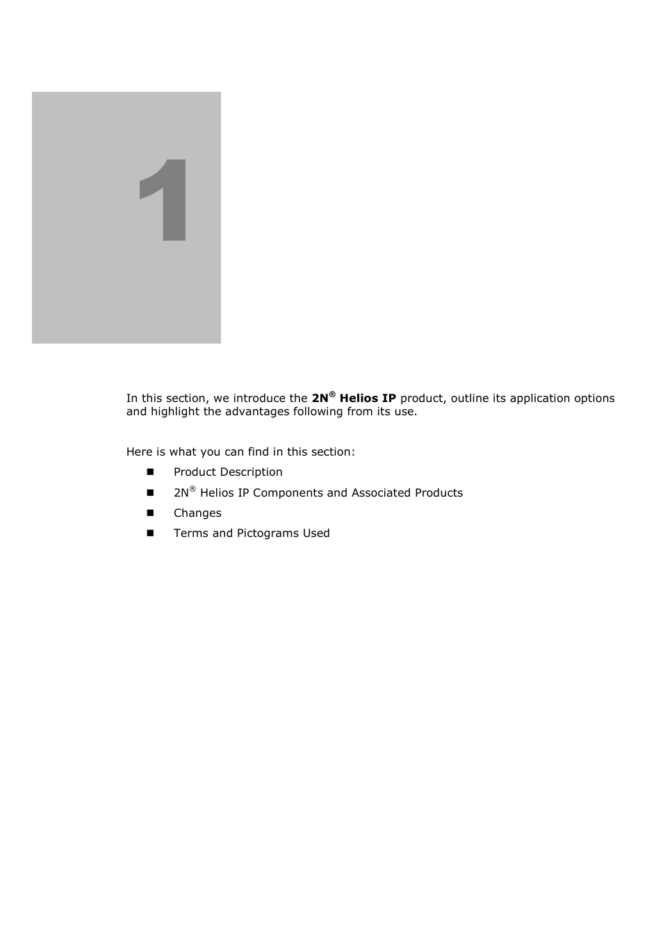 Product overview | 2N Helios IP User manual, 1510 v1.12 User Manual | Page 7 / 127
