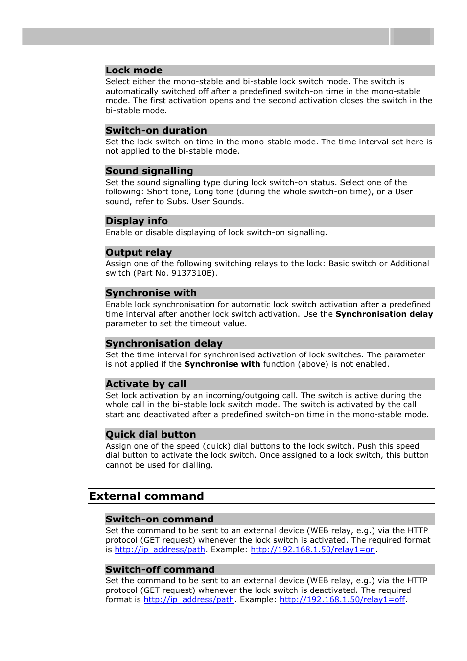 Configuration 3.3, External command | 2N Helios IP User manual, 1510 v1.11 User Manual | Page 65 / 119