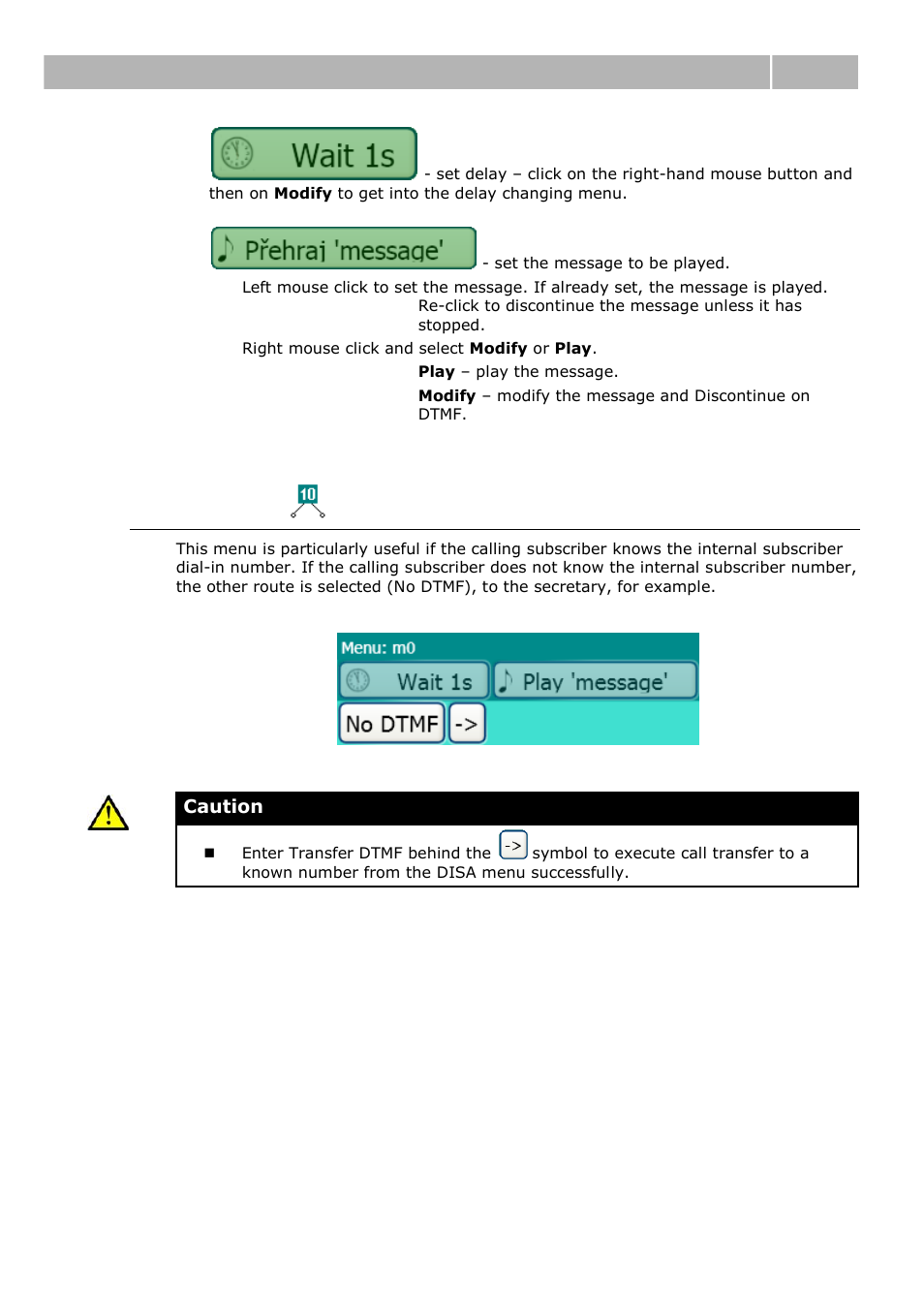 Disa menu, Configuration 4.1 | 2N IVR Editor manual v1.0.2 User Manual | Page 23 / 43