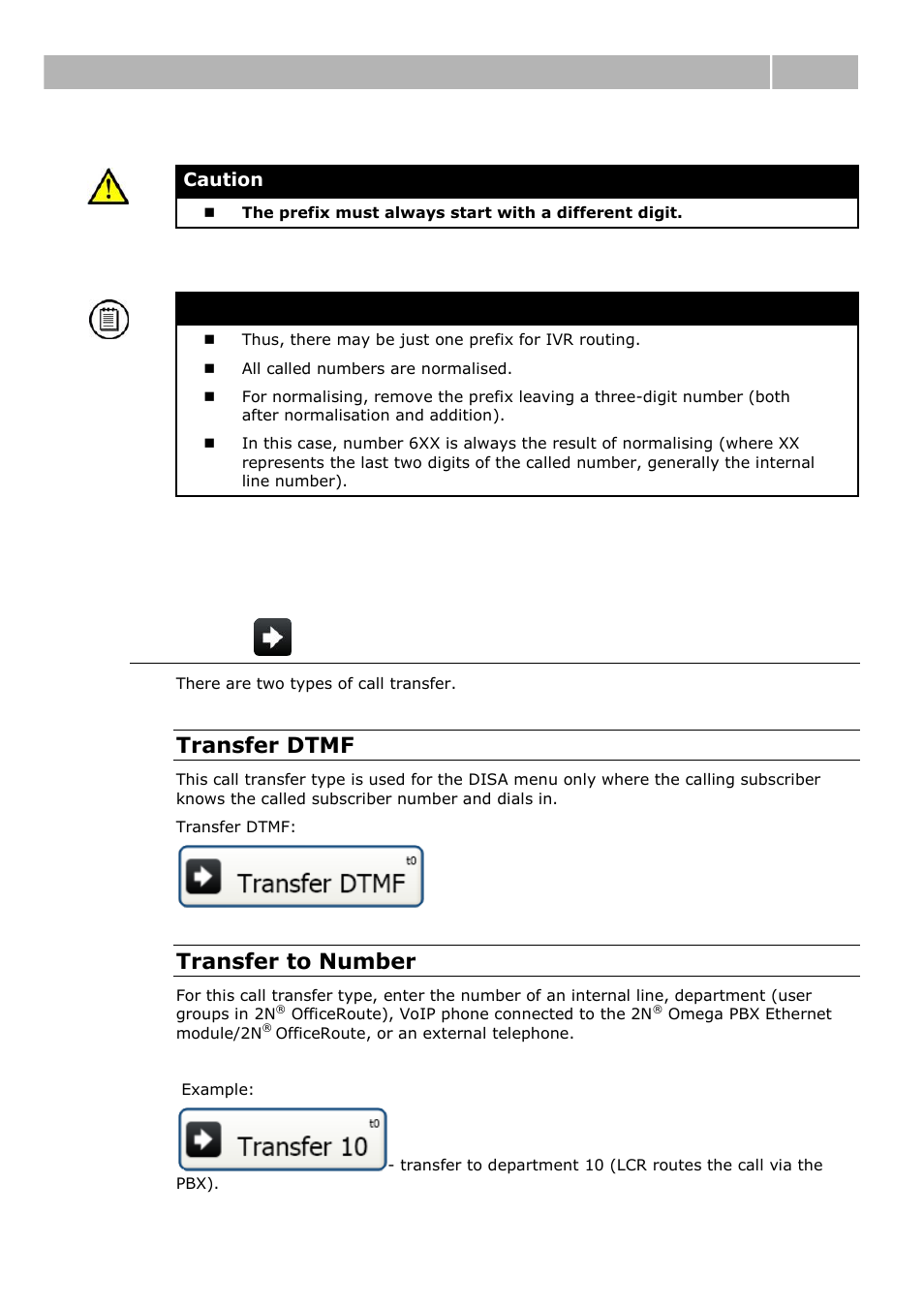 Transfer, Configuration 4.1, Transfer dtmf | Transfer to number | 2N IVR Editor manual v1.0.2 User Manual | Page 29 / 43