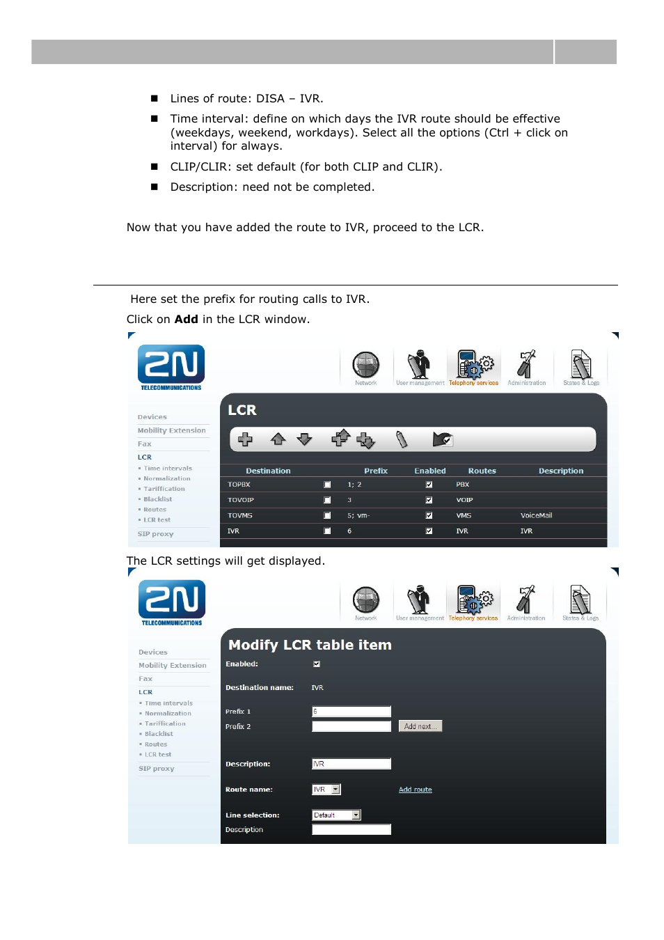 Ethernet module/ofr configuration 5.2 | 2N IVR Editor manual v1.0.2 User Manual | Page 34 / 43