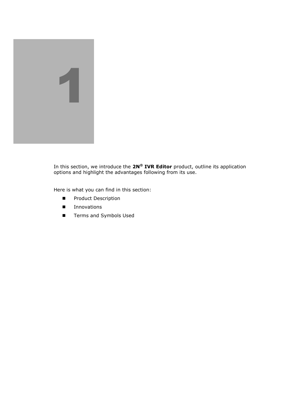 Product overview | 2N IVR Editor manual v1.0.2 User Manual | Page 5 / 43