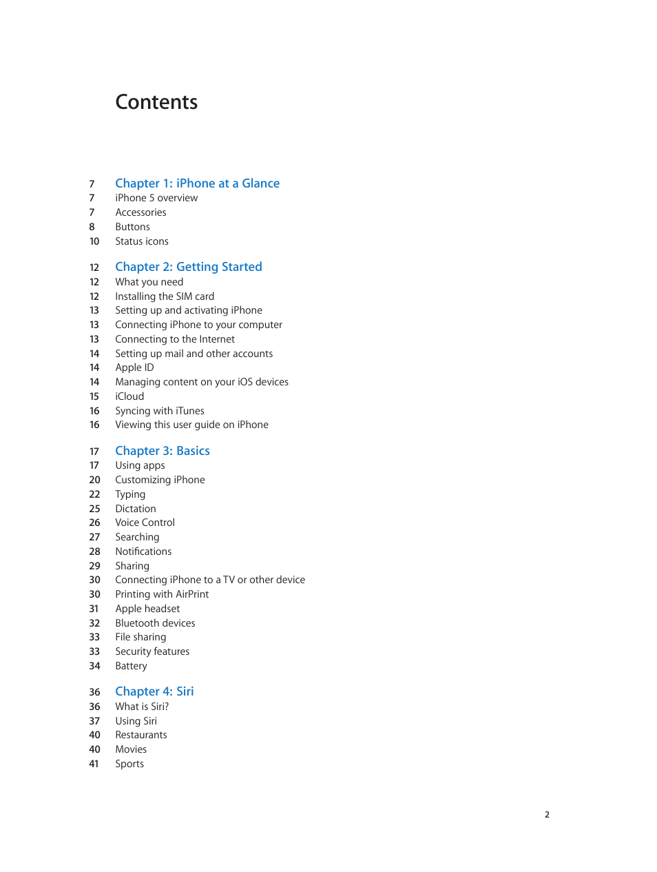 Apple iPhone (For iOS 6.1) User Manual | Page 2 / 156