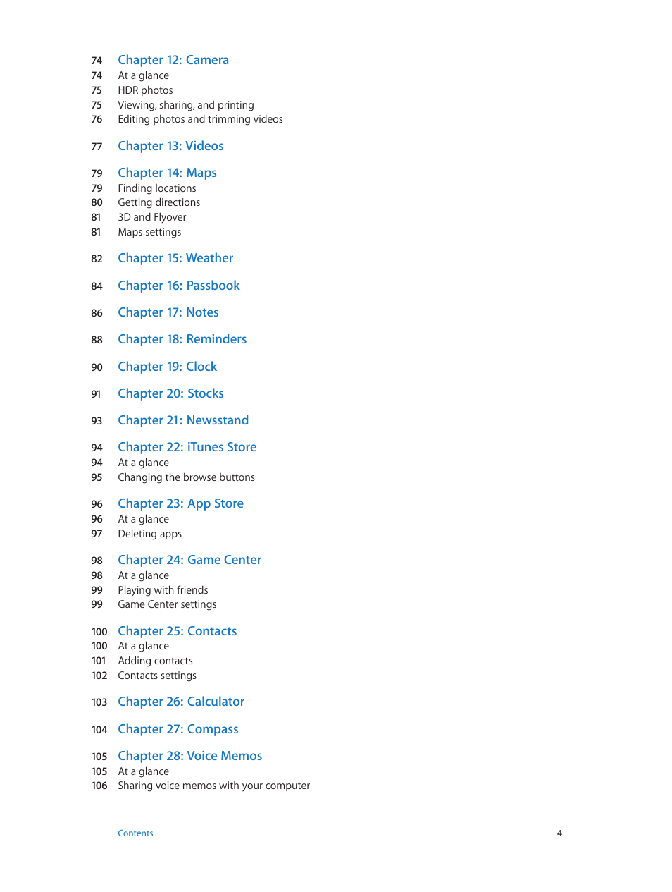 Apple iPhone (For iOS 6.1) User Manual | Page 4 / 156
