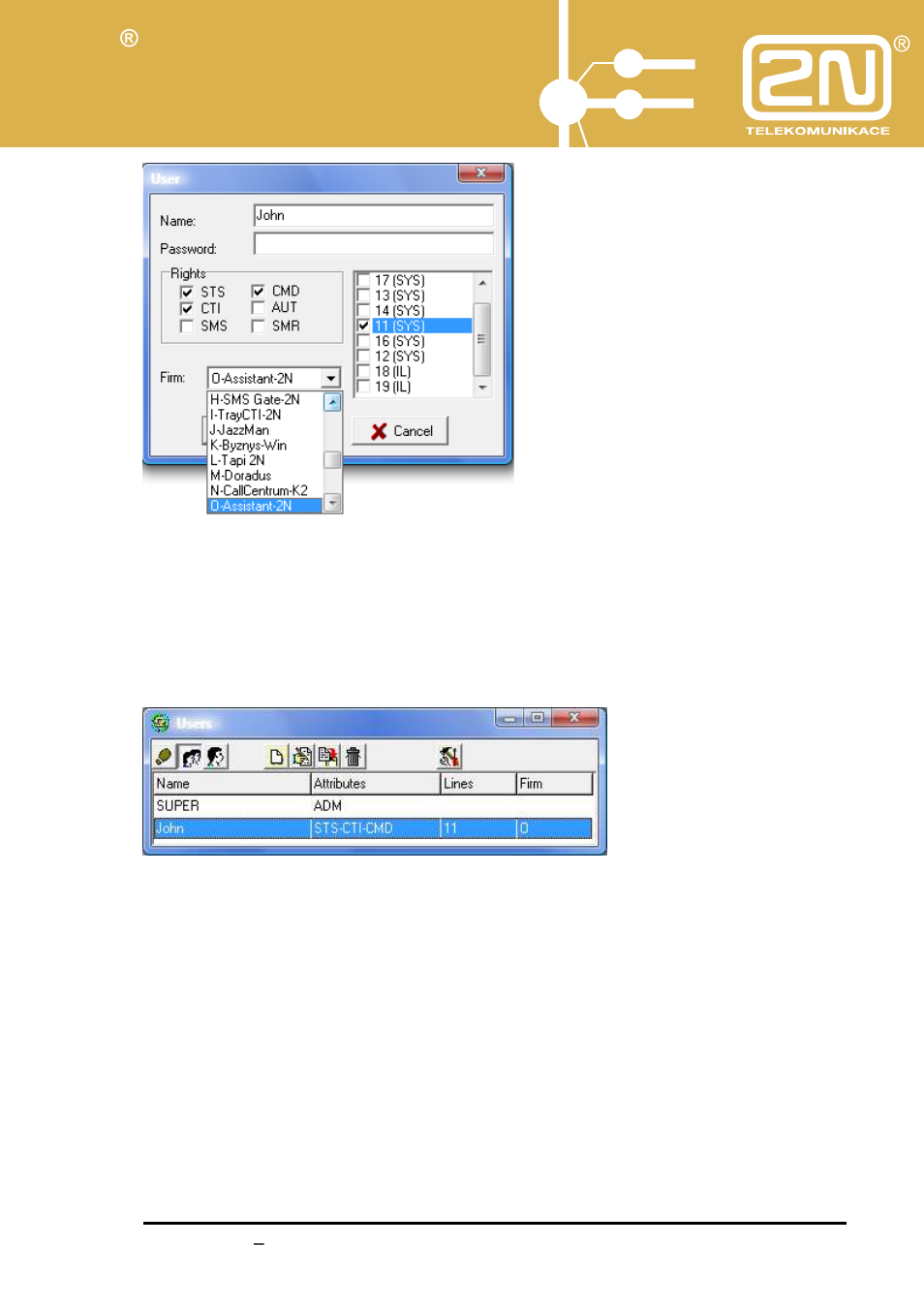 Pbx assistant | 2N Omega Lite PBX Assistant - manual v1.2 User Manual | Page 11 / 57