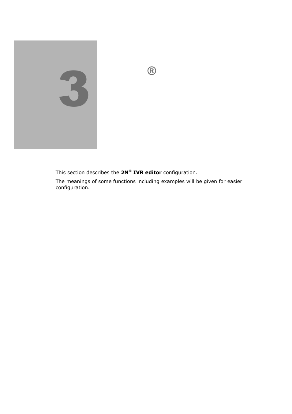 Ivr editor configuration | 2N IVR Editor manual v1.0 User Manual | Page 16 / 43