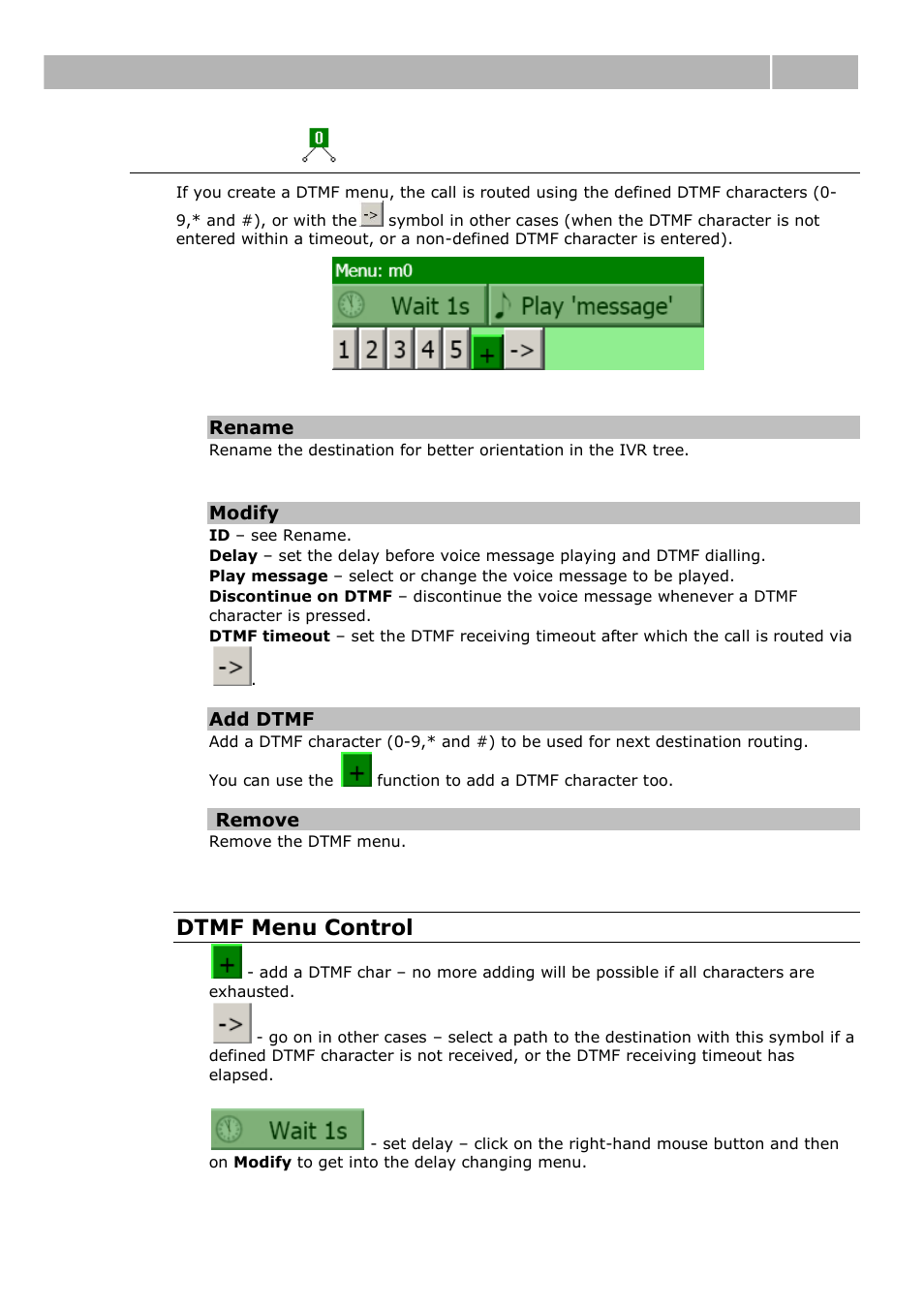 Dtmf menu, Configuration 3.1, Dtmf menu control | 2N IVR Editor manual v1.0 User Manual | Page 22 / 43