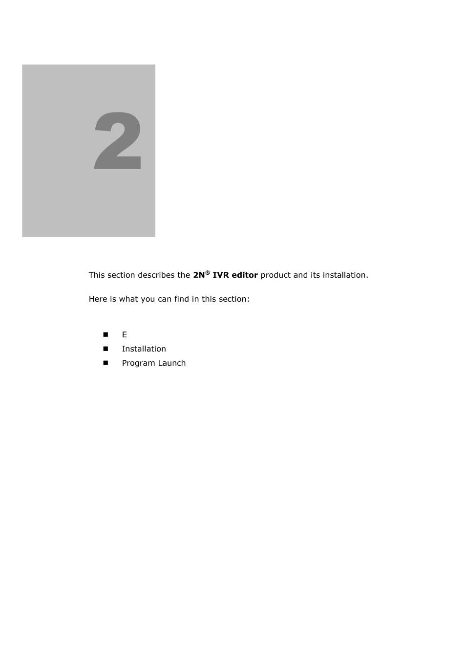 Description and installation | 2N IVR Editor manual v1.0 User Manual | Page 9 / 43