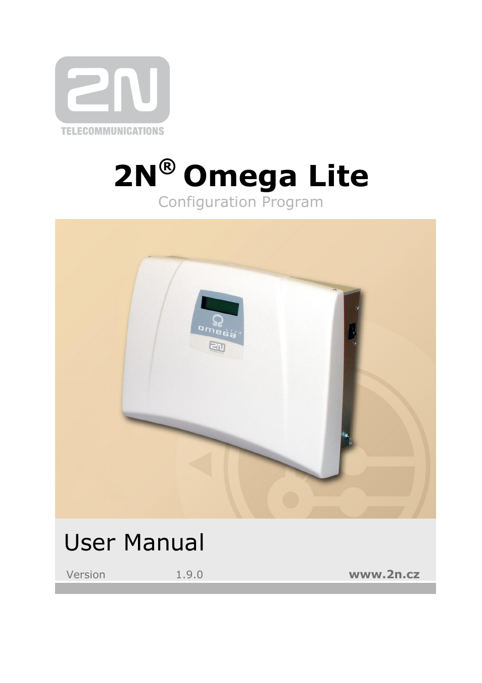 2N Omega series - Configuration Tool manual v1.9 User Manual | 114 pages