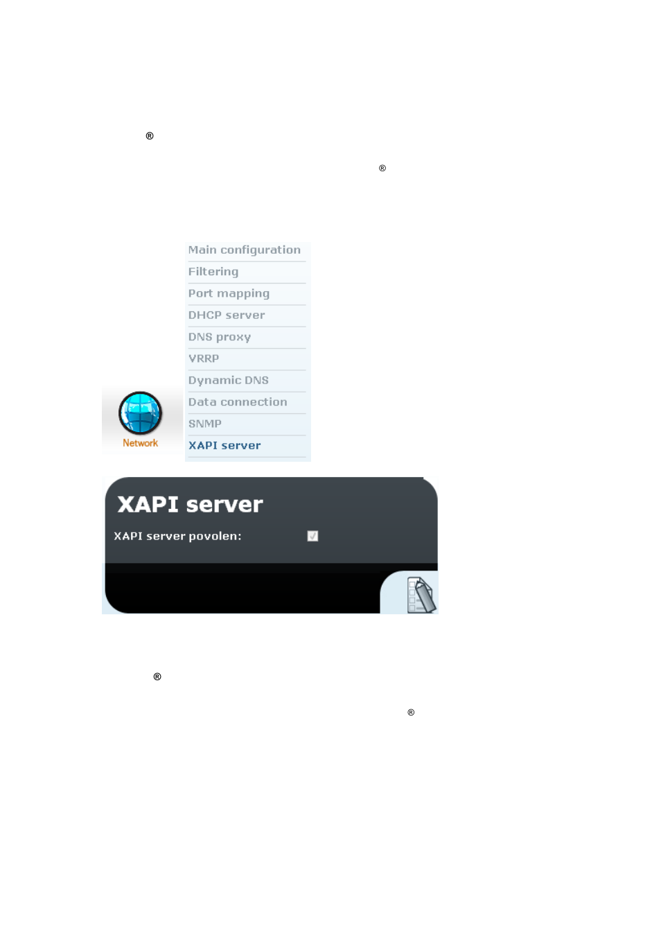 Xapi server, Xapi server console | 2N Omega series - VoIP manual v1.4 User Manual | Page 91 / 113