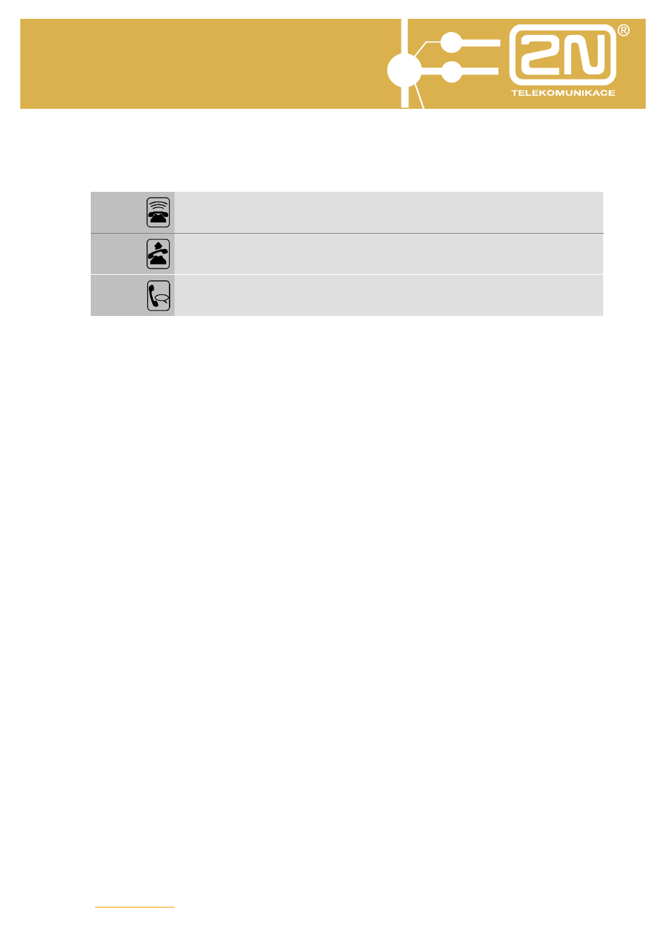 Omega 48 basic services | 2N Omega 48 - Basic Services v1.0 User Manual | Page 10 / 60