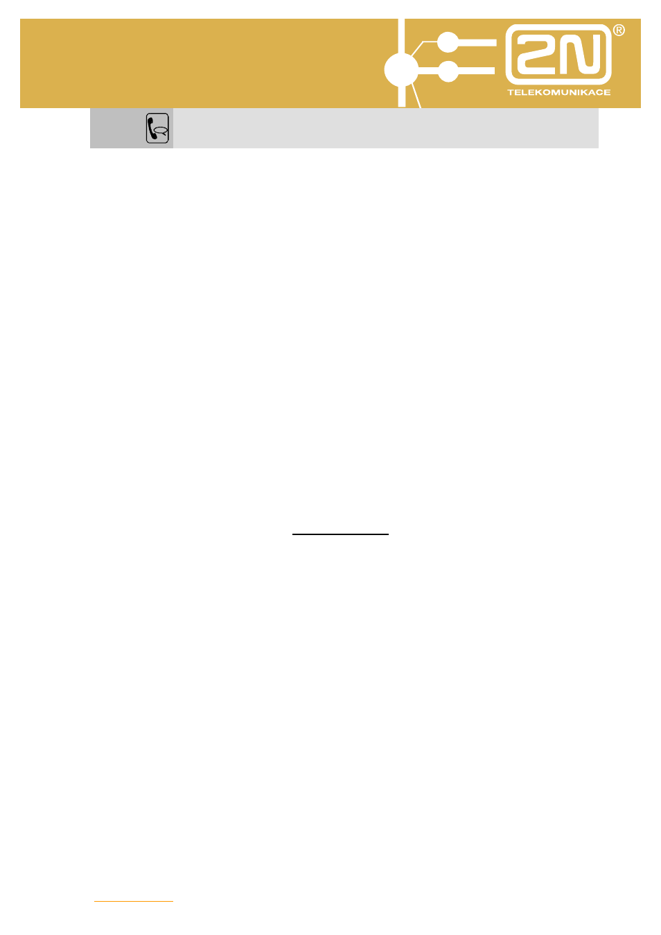 Omega 48 basic services | 2N Omega 48 - Basic Services v1.0 User Manual | Page 12 / 60