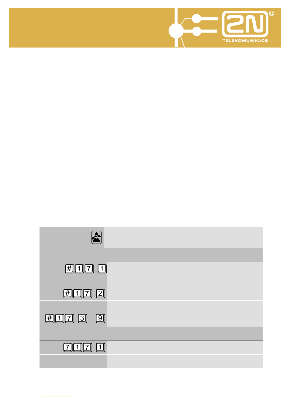 Omega 48 basic services | 2N Omega 48 - Basic Services v1.0 User Manual | Page 36 / 60