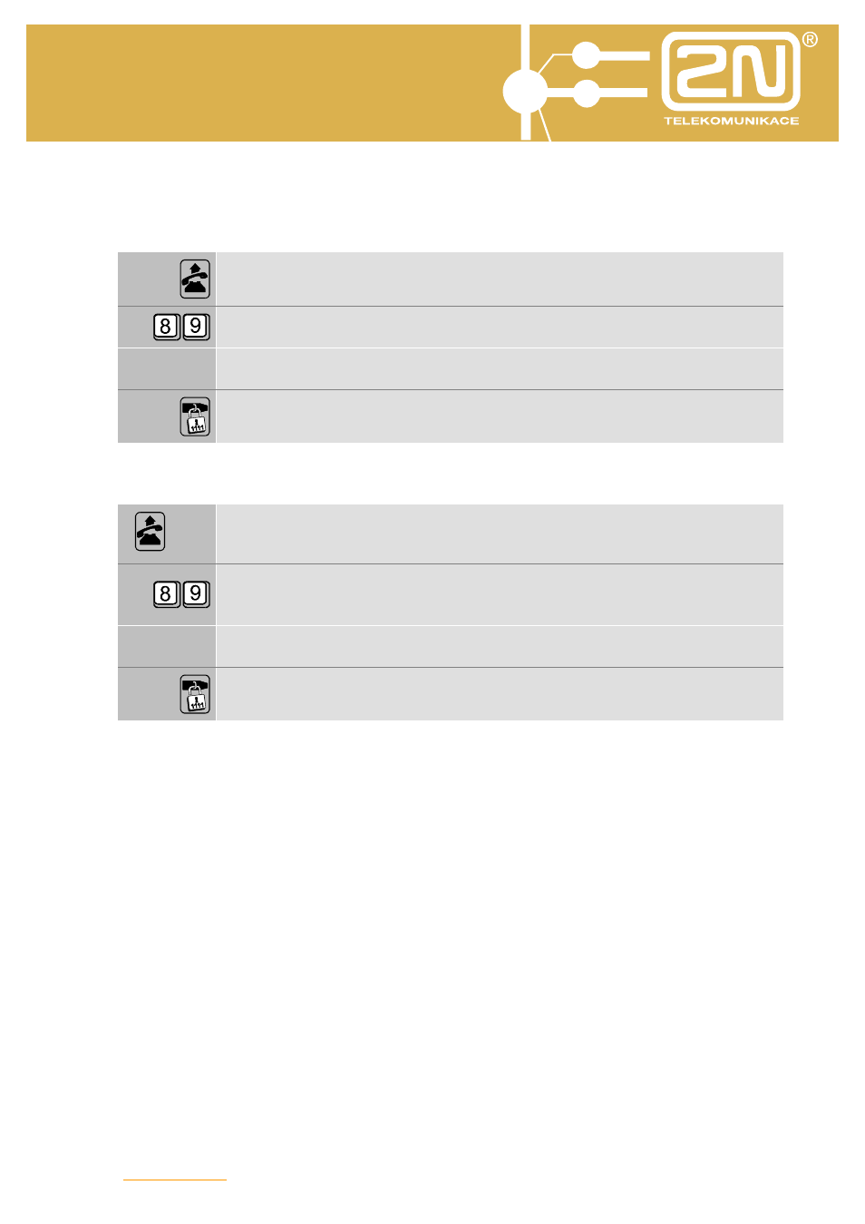 Omega 48 basic services, R...r | 2N Omega 48 - Basic Services v1.0 User Manual | Page 53 / 60