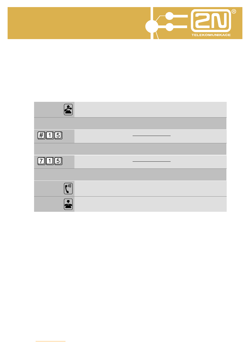 Omega 48 operator services | 2N Omega 48 - Operator Services v1.0 User Manual | Page 10 / 48