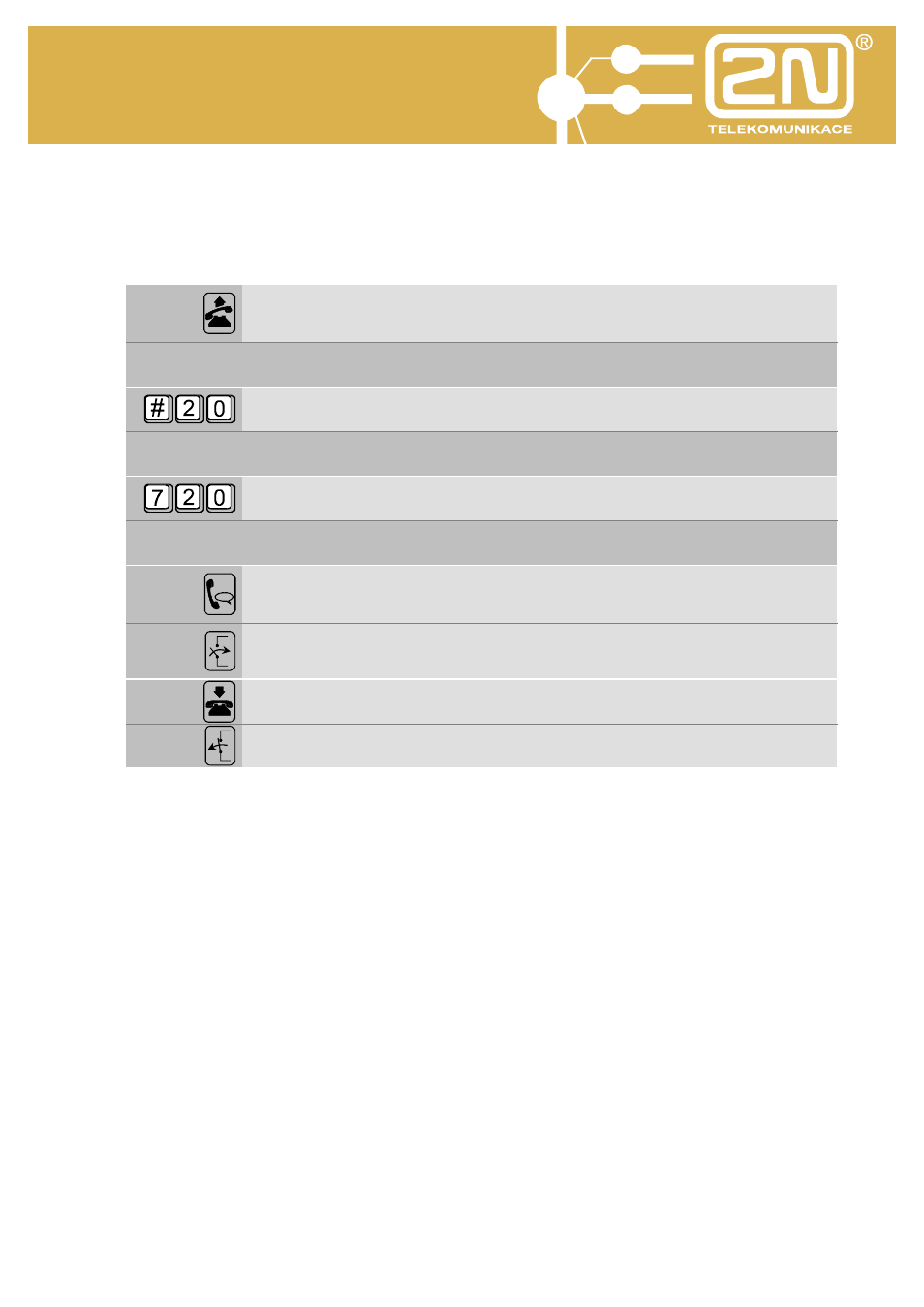 Omega 48 operator services | 2N Omega 48 - Operator Services v1.0 User Manual | Page 20 / 48