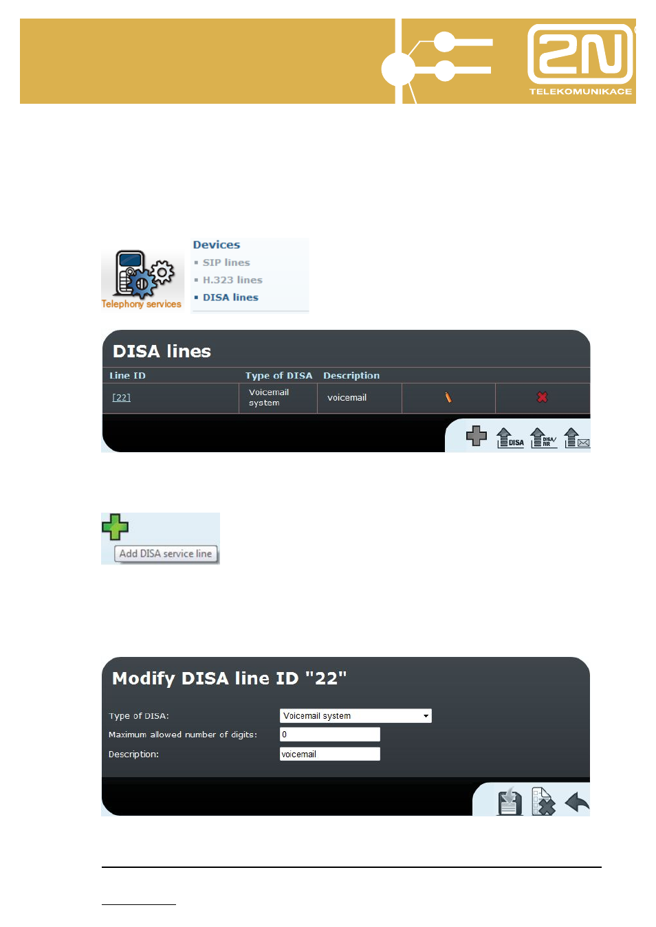 Omega lite voicemail | 2N Omega Series - Voicemail v1.0 User Manual | Page 17 / 31