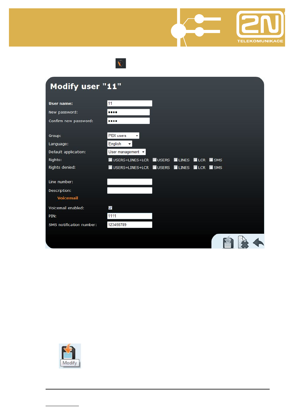 Omega lite voicemail | 2N Omega Series - Voicemail v1.0 User Manual | Page 28 / 31