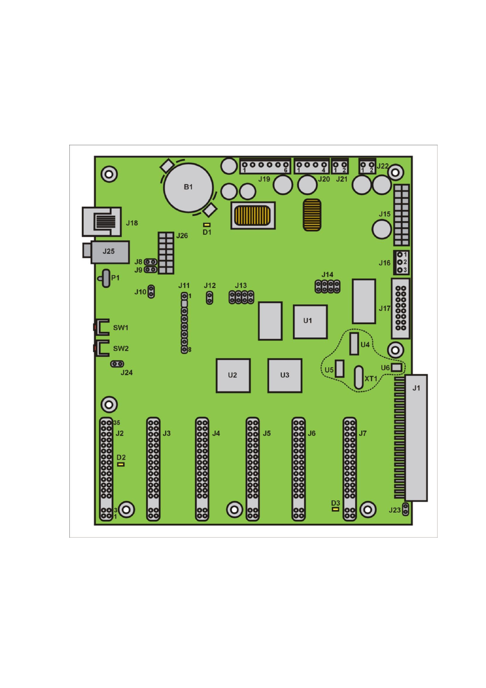 Description of electrical components, Motherboard | 2N Omega Lite - Installation Manual v1.9 User Manual | Page 10 / 58
