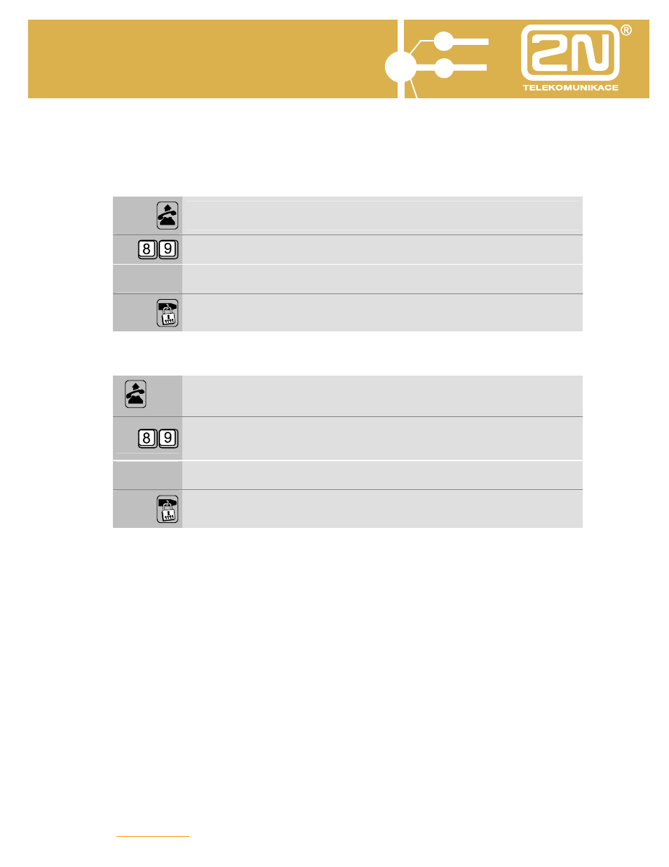 Omega lite basic services, R...r | 2N Omega Lite - Basic Services v1.3 User Manual | Page 53 / 60