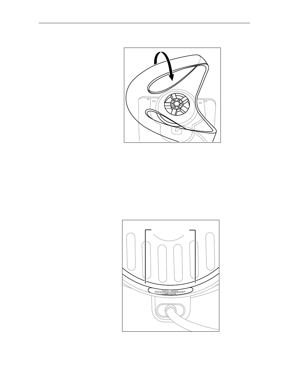 Positioning the plastic rings | Apple Studio Display 17 (ADC) Monitor Stand Replacement User Manual | Page 5 / 8