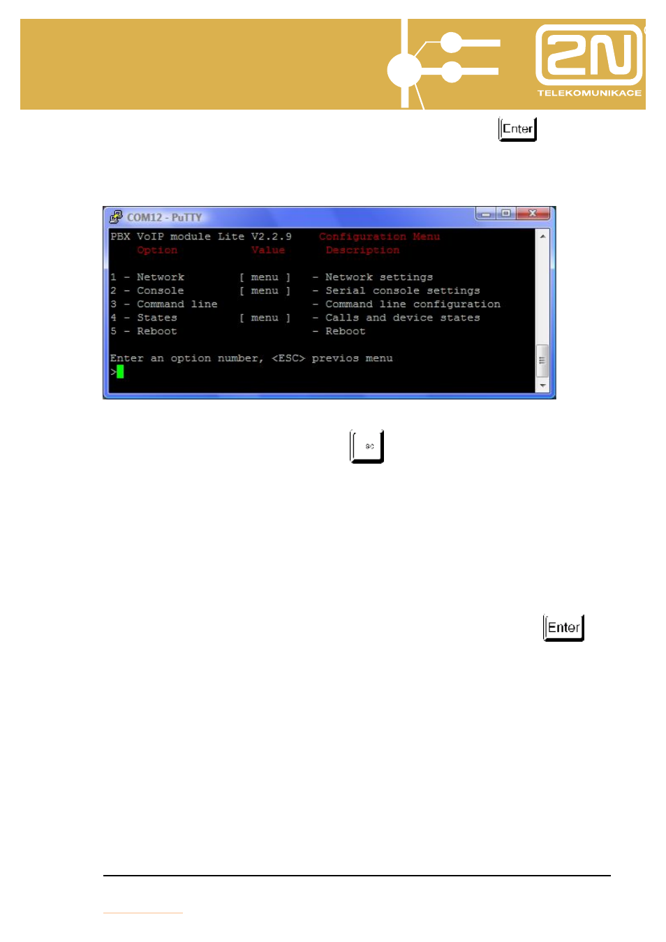 Omega lite ethernet module | 2N Omega Series - VoIP manual v1.2 User Manual | Page 18 / 88