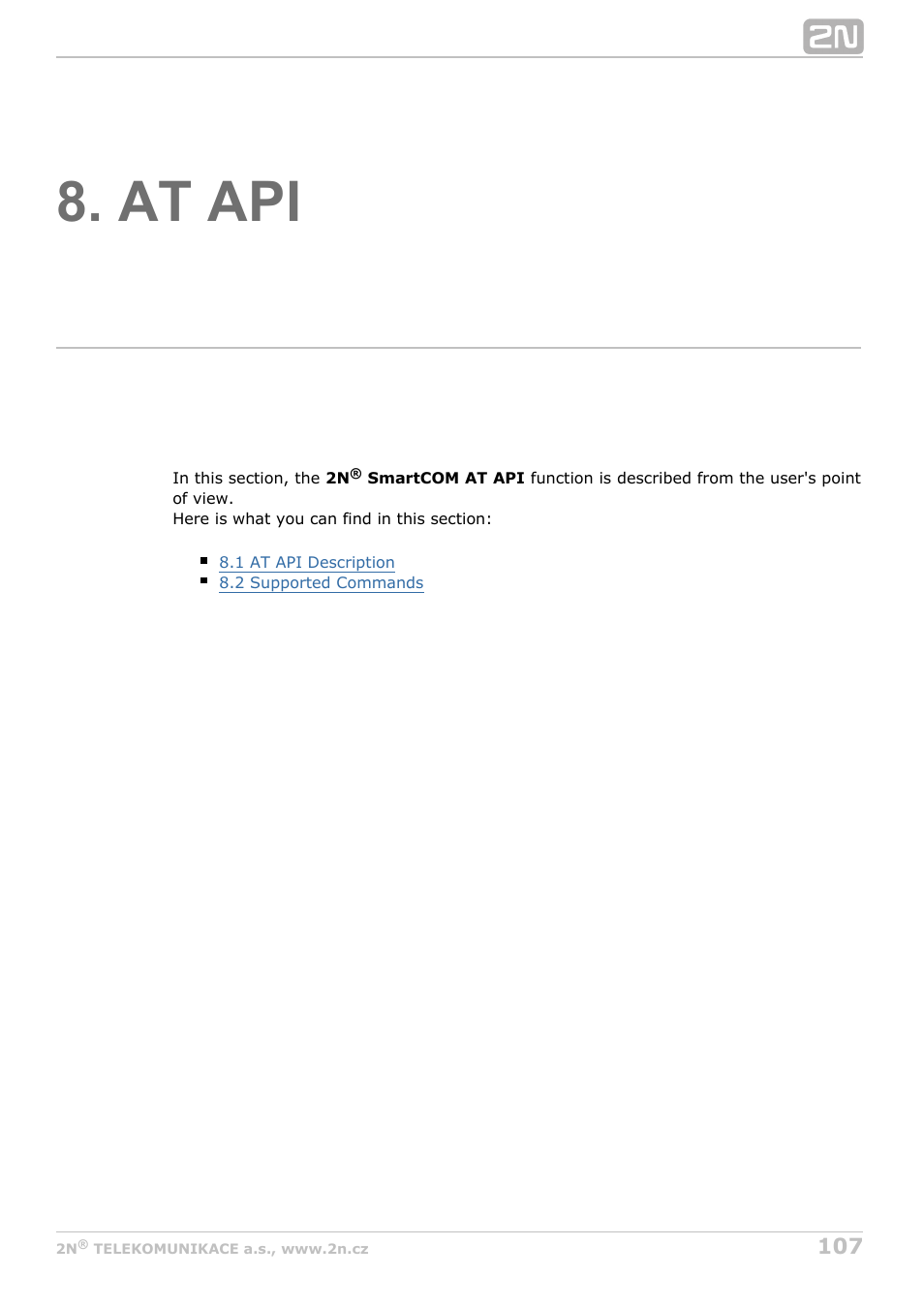 At api | 2N M2M Solution 2N SmartCom - User Manual 1.9.0 User Manual | Page 107 / 149