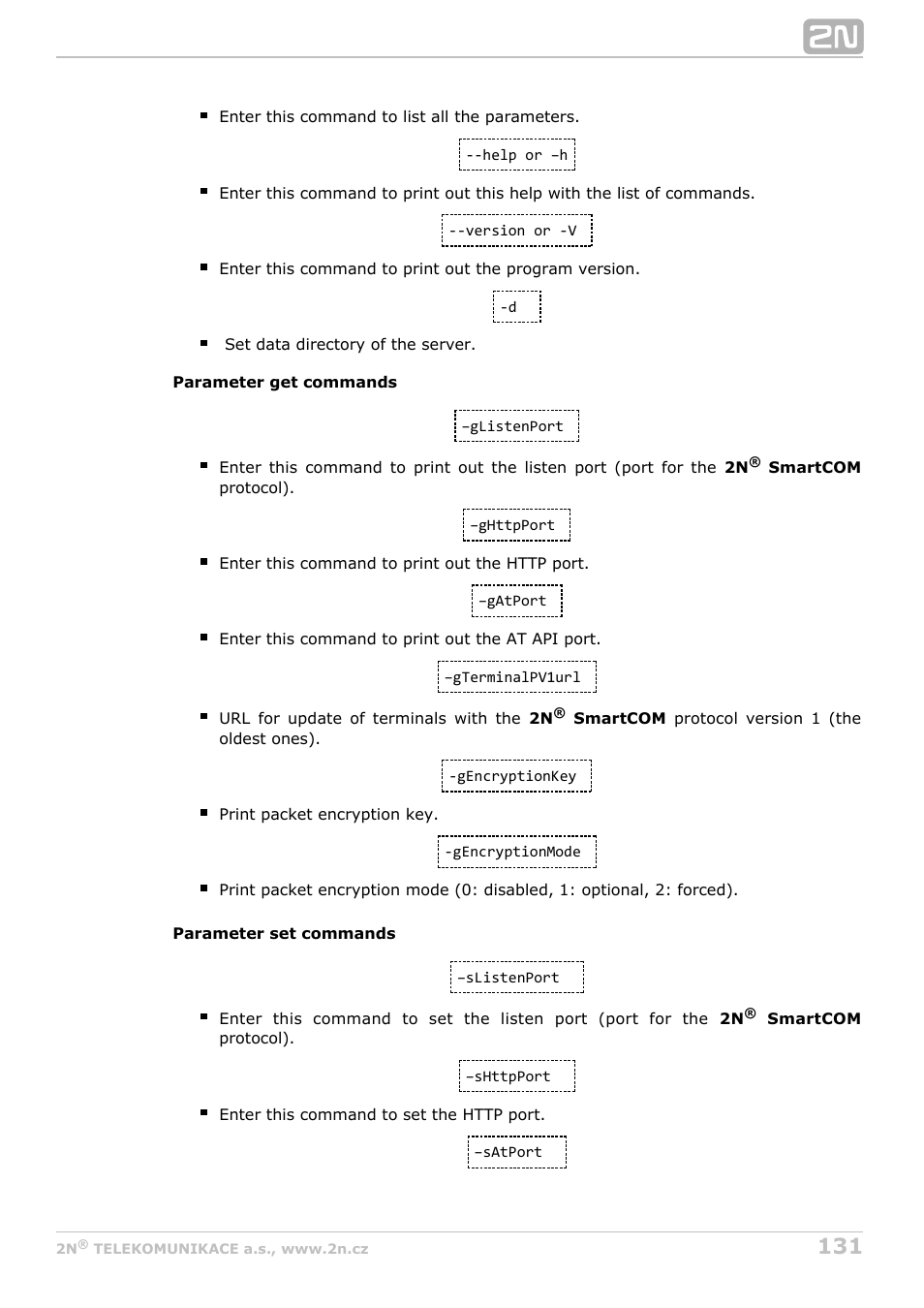 2N M2M Solution 2N SmartCom - User Manual 1.9.0 User Manual | Page 131 / 149