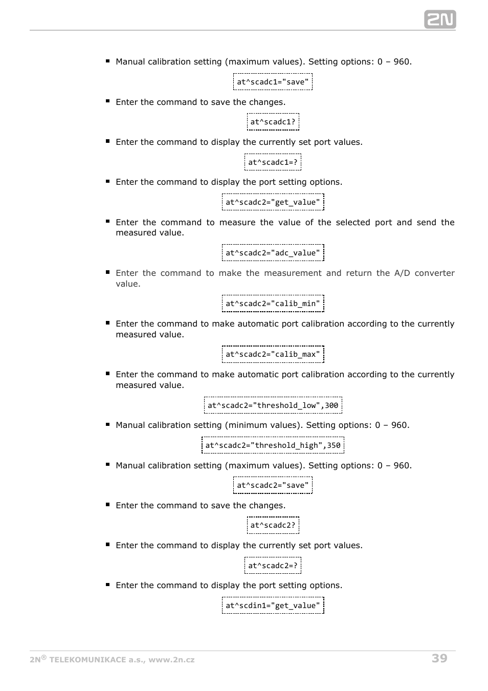 2N M2M Solution 2N SmartCom - User Manual 1.9.0 User Manual | Page 39 / 149