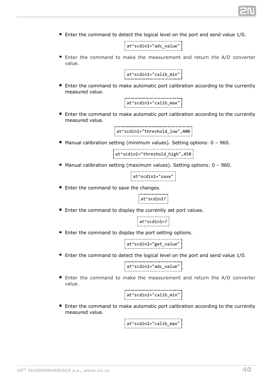 2N M2M Solution 2N SmartCom - User Manual 1.9.0 User Manual | Page 40 / 149
