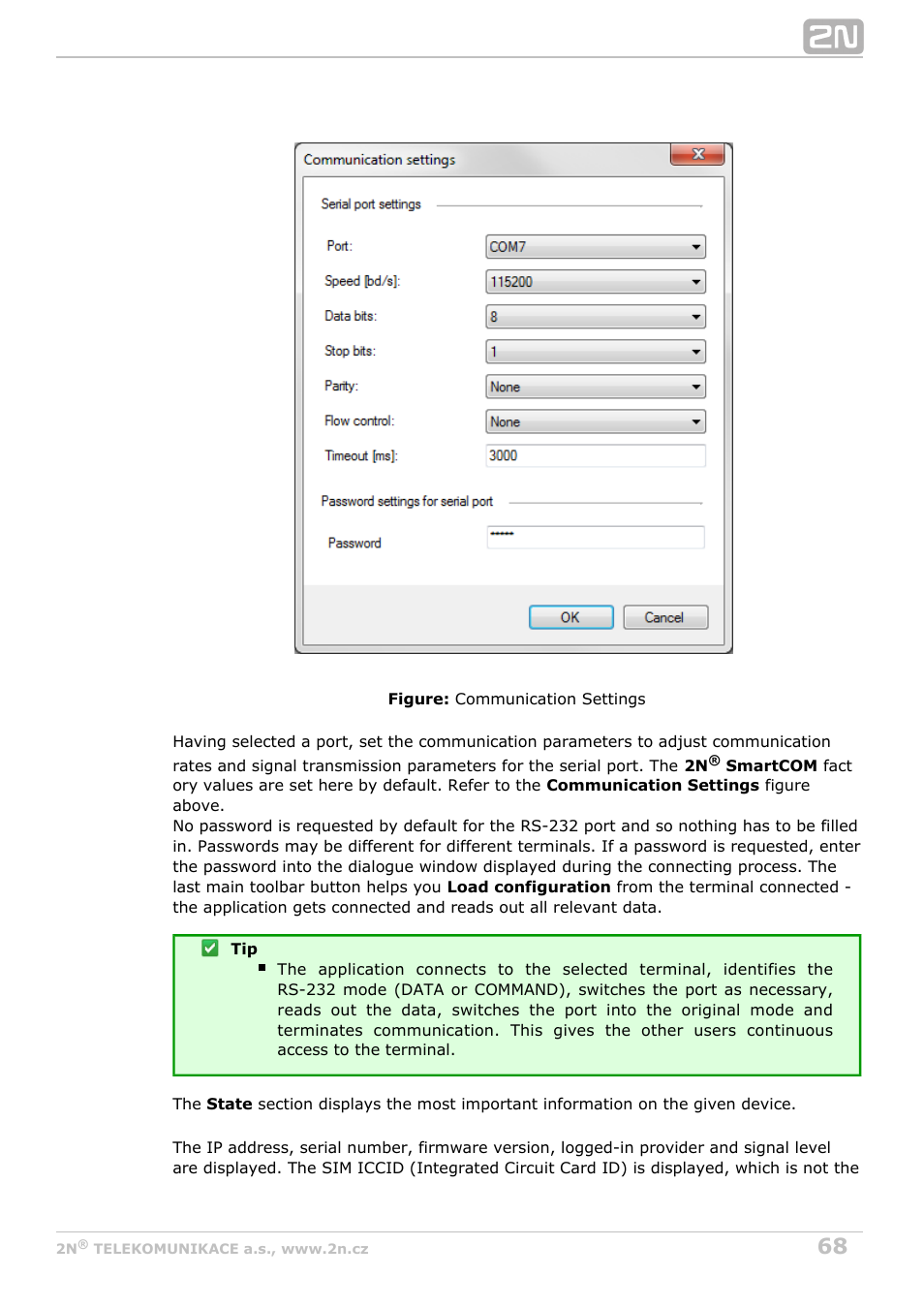 2N M2M Solution 2N SmartCom - User Manual 1.9.0 User Manual | Page 68 / 149