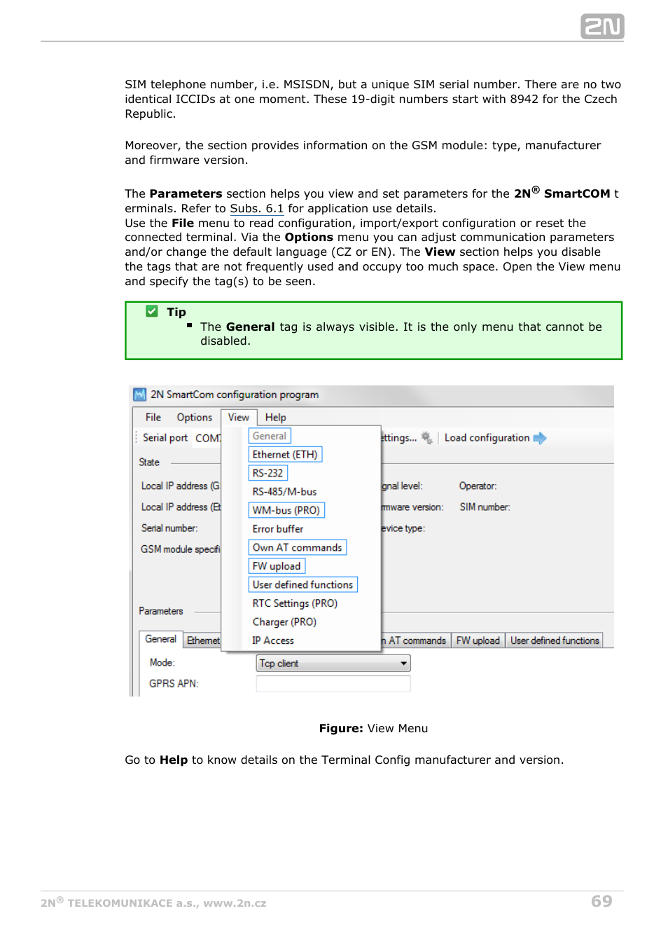 2N M2M Solution 2N SmartCom - User Manual 1.9.0 User Manual | Page 69 / 149