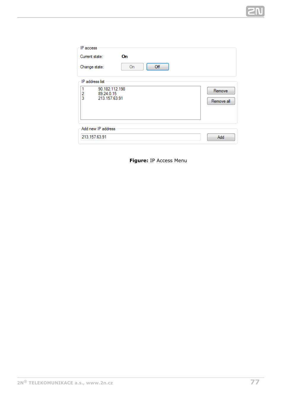 2N M2M Solution 2N SmartCom - User Manual 1.9.0 User Manual | Page 77 / 149