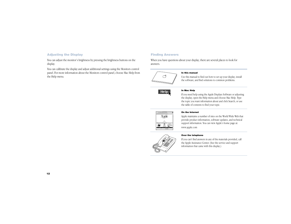 Apple Cinema Display User Manual | Page 12 / 21