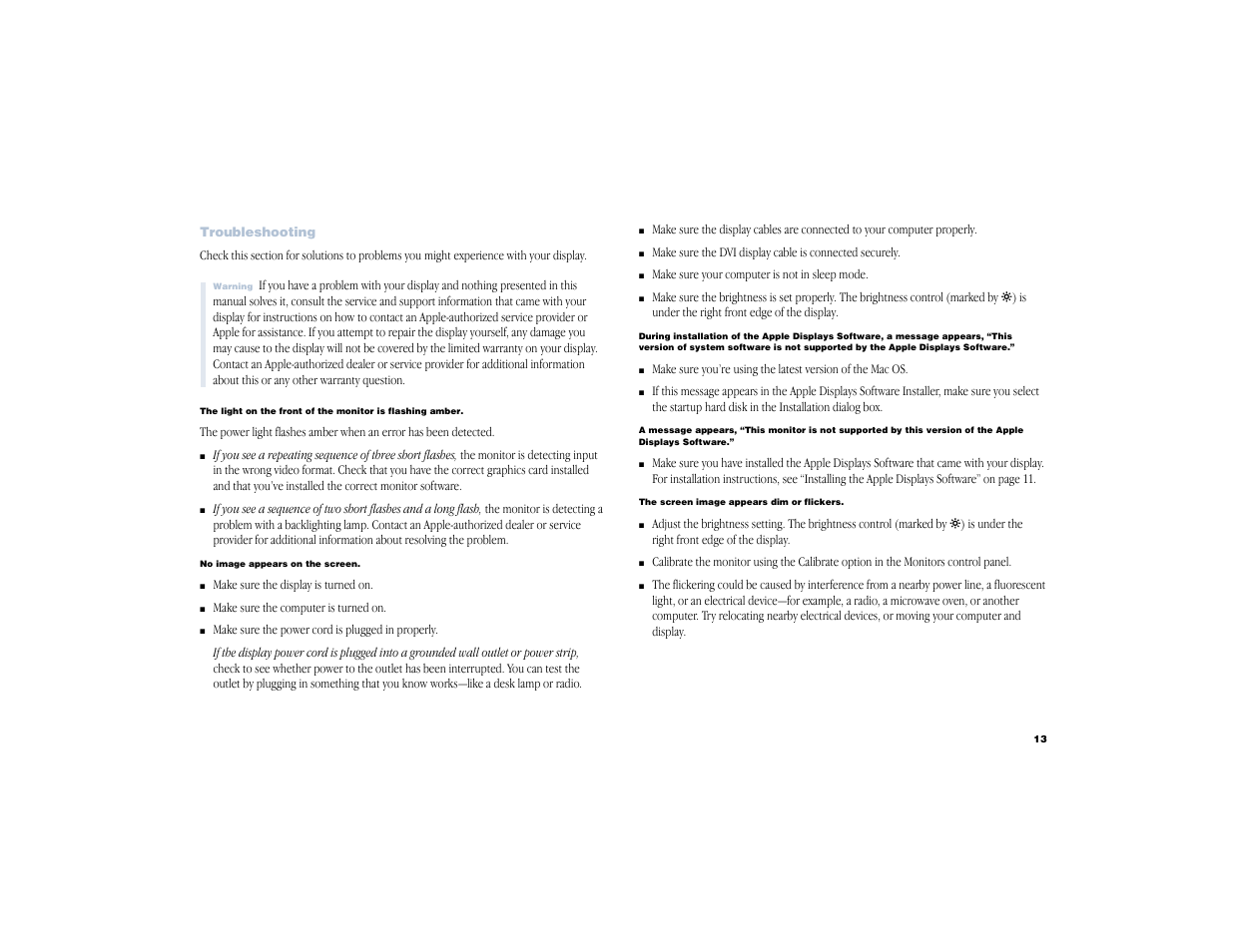 Apple Cinema Display User Manual | Page 13 / 21