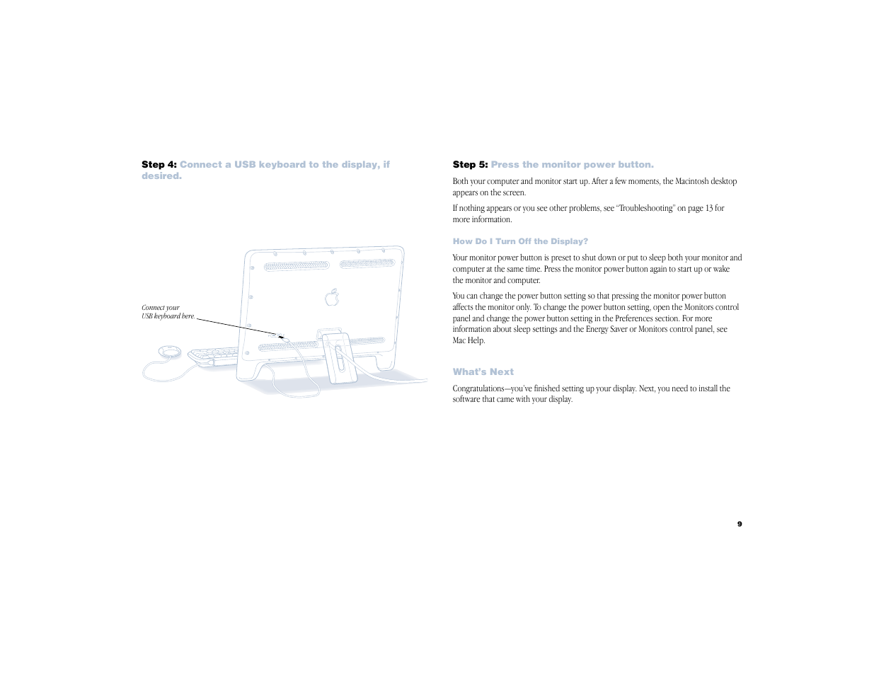 Apple Cinema Display User Manual | Page 9 / 21