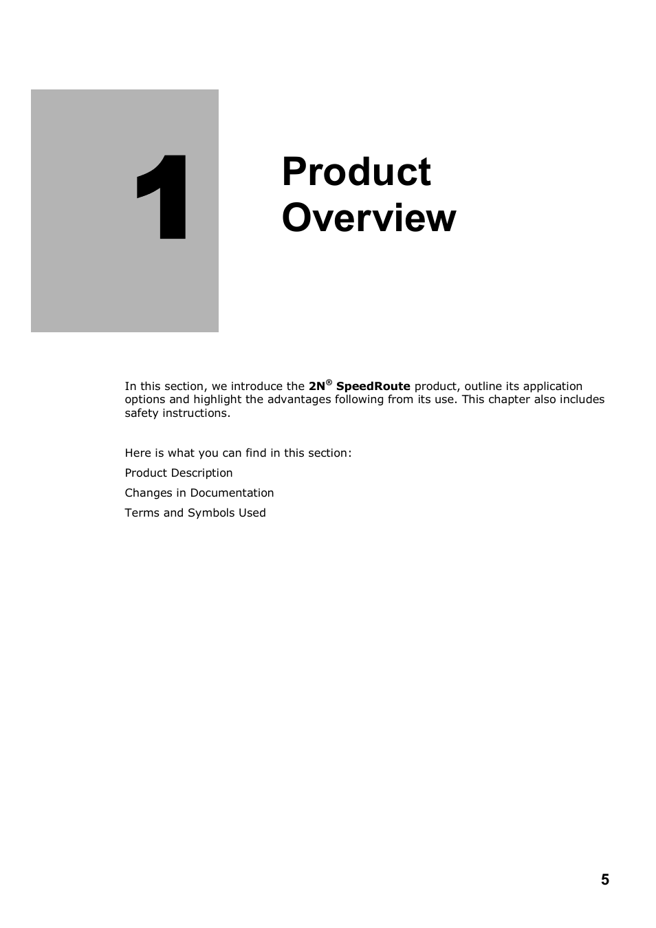 Product overview | 2N 4G wireless router 2N SpeedRoute - User manual, 1898 v1.02 User Manual | Page 5 / 101