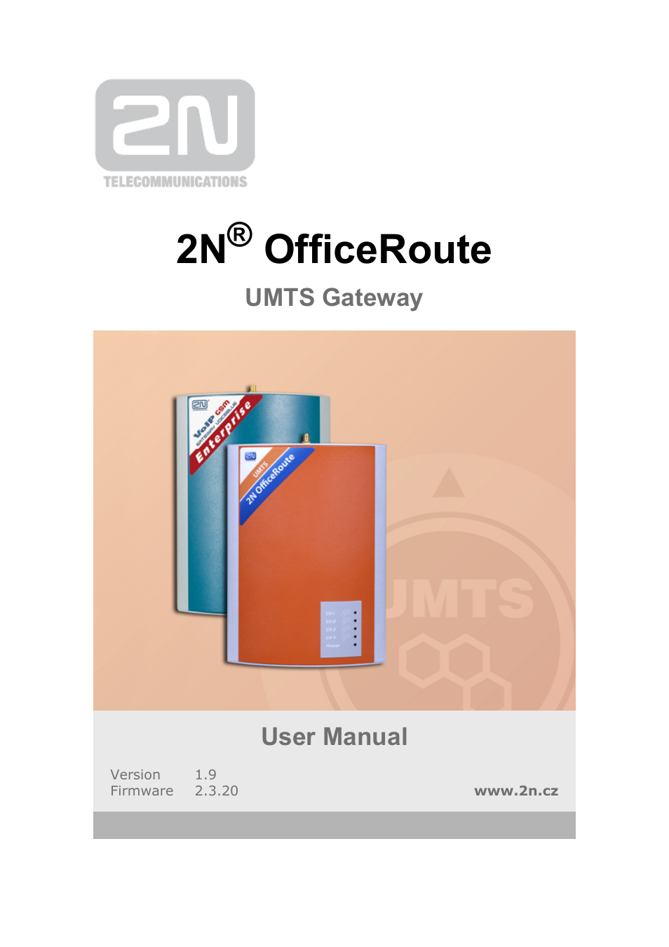 2N OfficeRoute - User manual, 1493 v1.9.0 User Manual | 113 pages