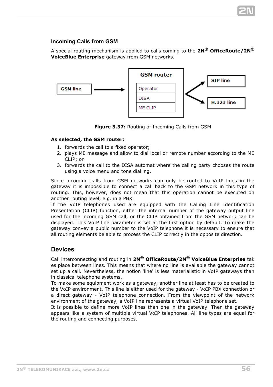 Devices | 2N OfficeRoute - User manual, 1493 v1.9.0 User Manual | Page 56 / 113