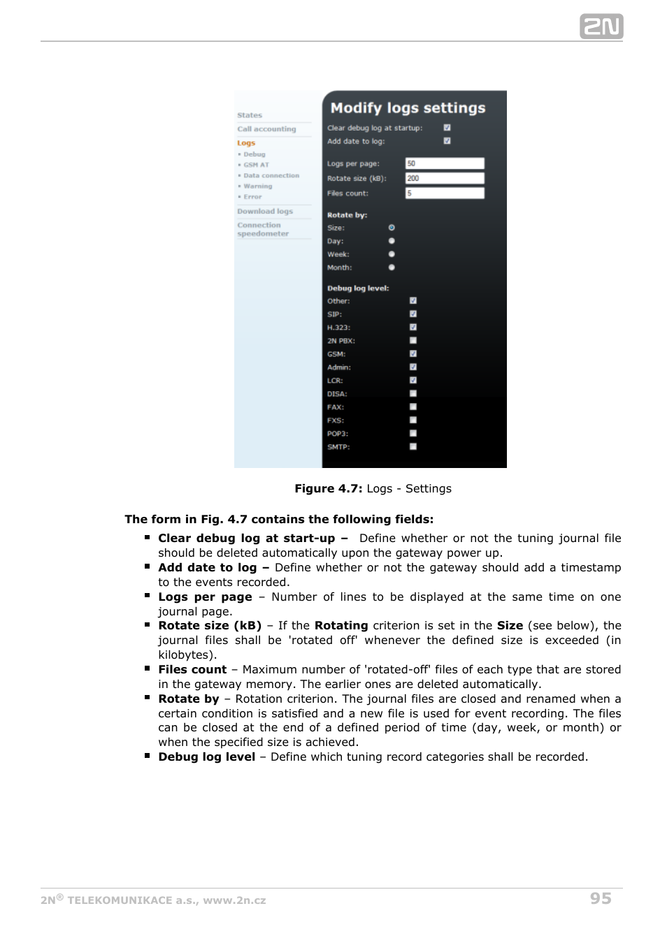 2N OfficeRoute - User manual, 1493 v1.9.0 User Manual | Page 95 / 113