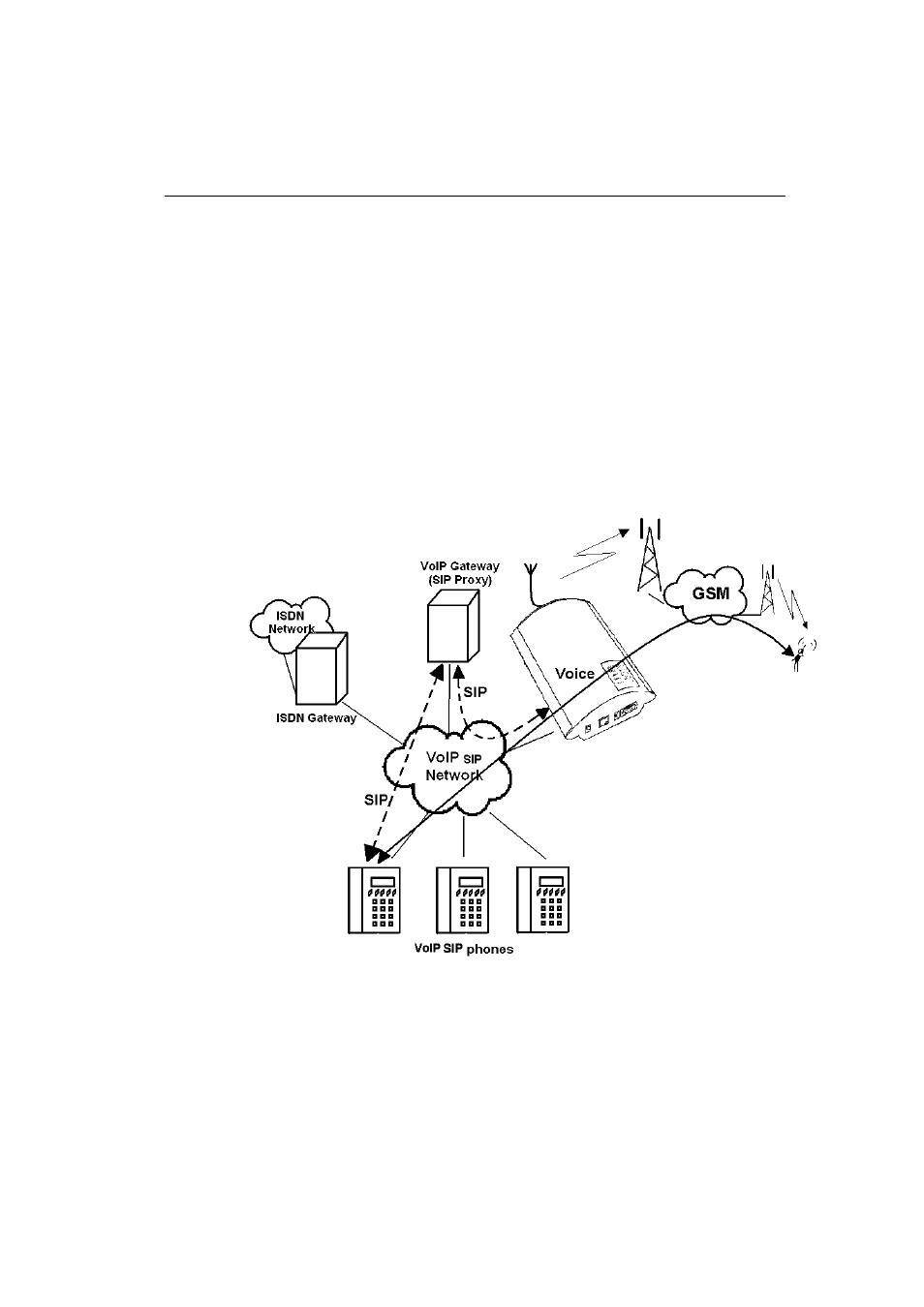 Section 5 – ip voice transmission, Point-to-multipoint configuration | 2N VoiceBlue Lite - Manual v2.6 User Manual | Page 41 / 135