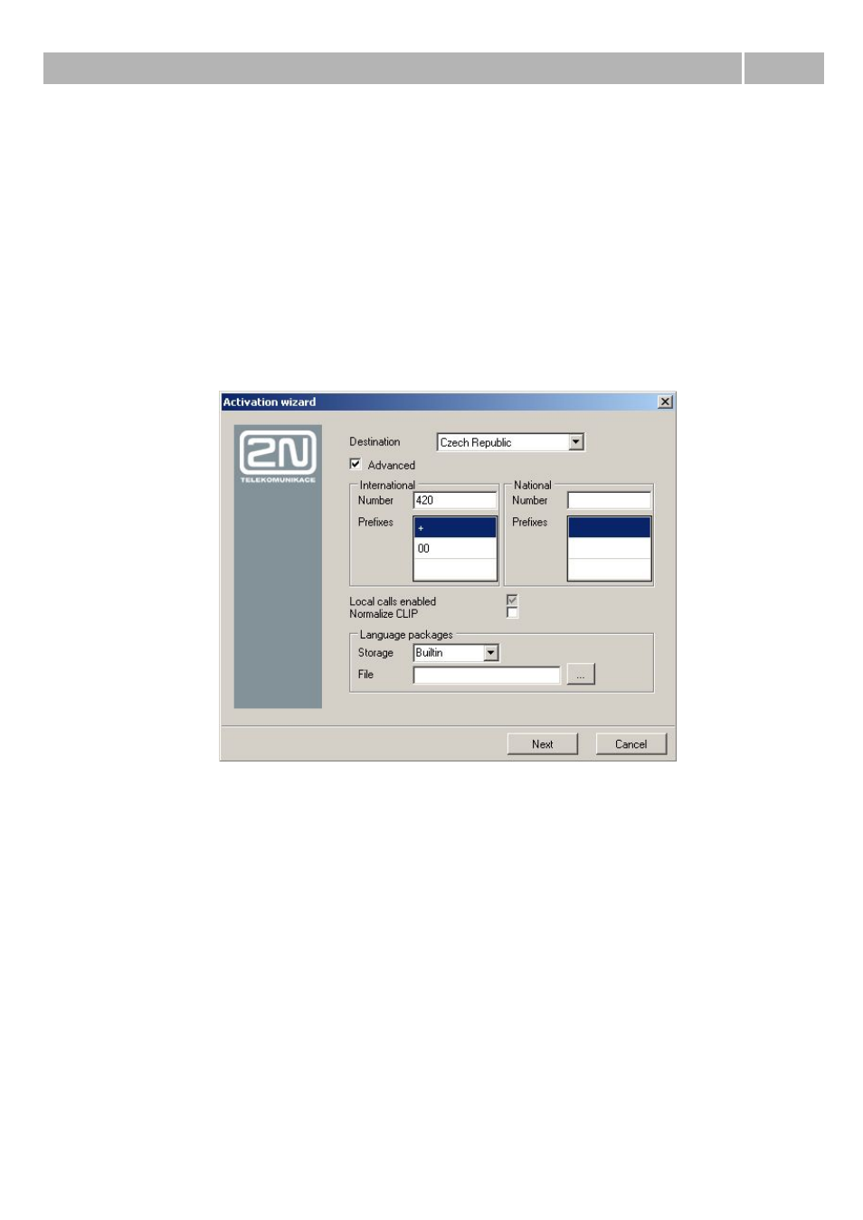 Pbx activation 1.5 | 2N PBX 2N NetStar - Configuration Manual v2.6.0 User Manual | Page 15 / 122