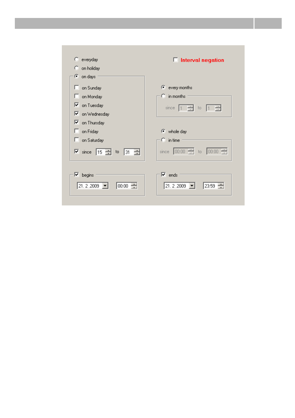 Time parameters 6.8 | 2N PBX 2N NetStar - Configuration Manual v2.6.0 User Manual | Page 65 / 122