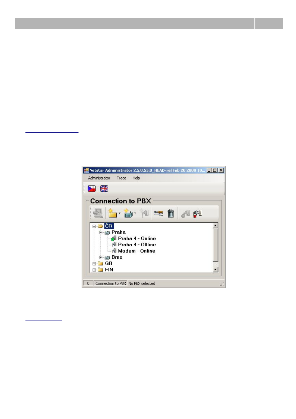 Connection to the pbx 1.3 | 2N PBX 2N NetStar - Configuration Manual v2.6.0 User Manual | Page 7 / 122