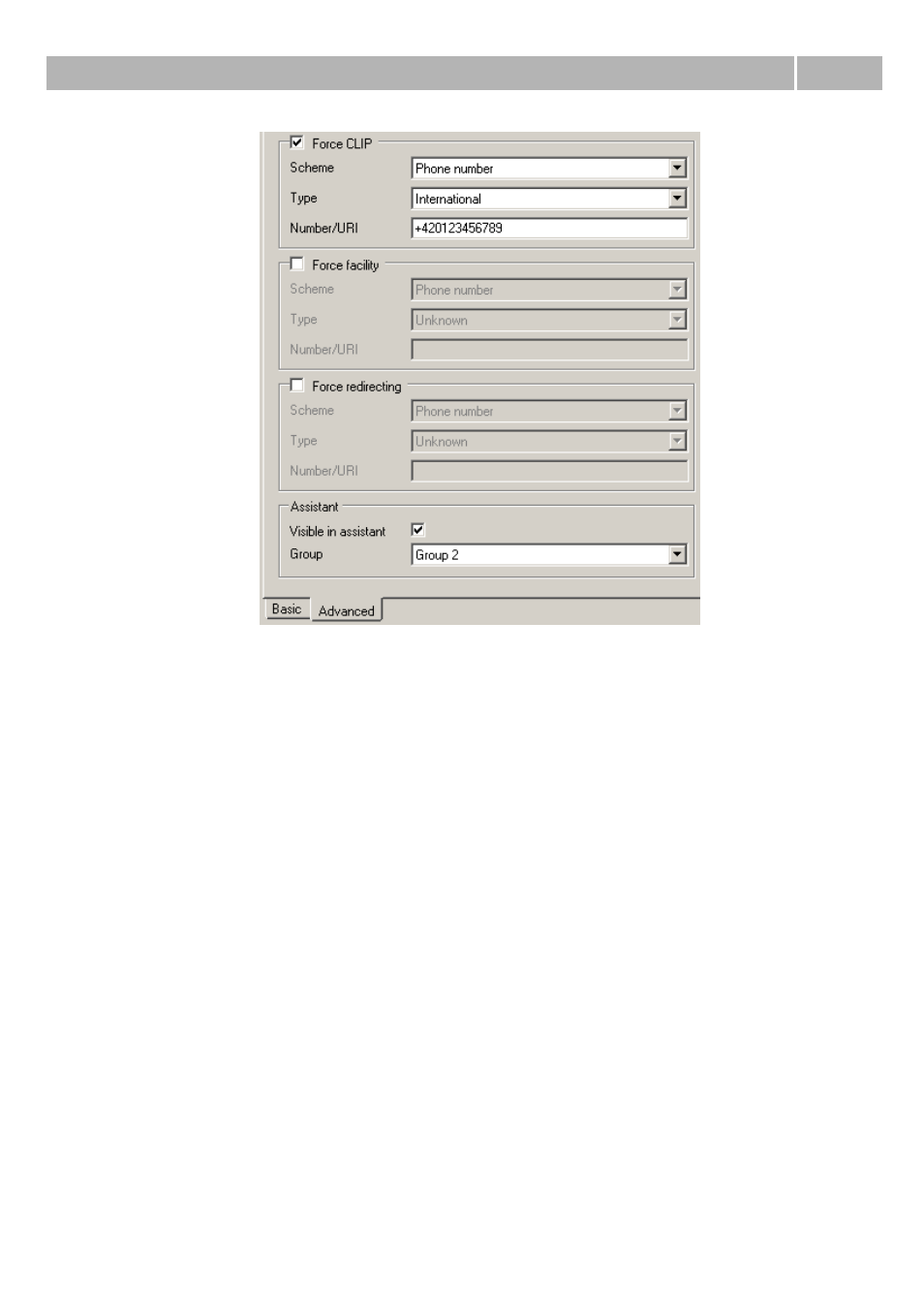 4 ring tabs, Routing objects 7.2 | 2N PBX 2N NetStar - Configuration Manual v2.6.0 User Manual | Page 81 / 122