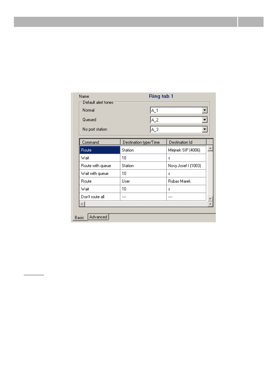 Routing objects 7.2 | 2N PBX 2N NetStar - Configuration Manual v2.6.0 User Manual | Page 82 / 122