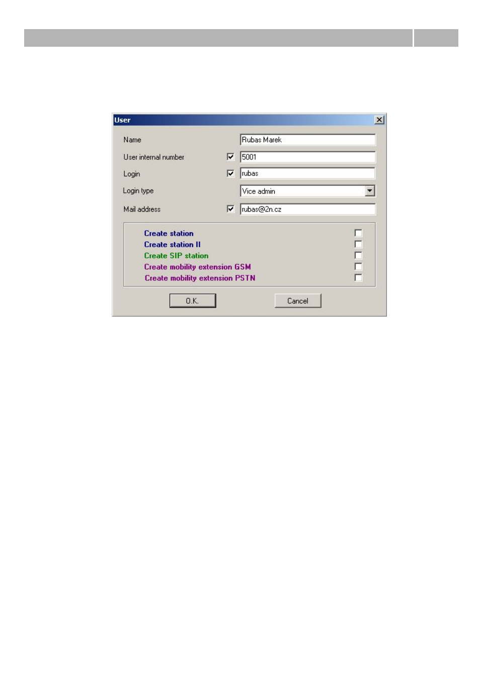 Users and groups 8.1 | 2N PBX 2N NetStar - Configuration Manual v2.6.0 User Manual | Page 99 / 122