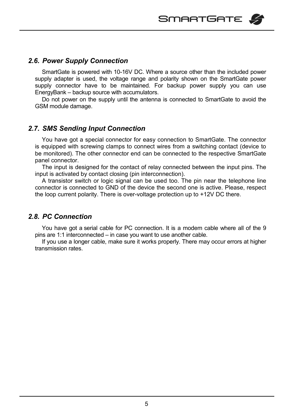 2N SmartGate - User Manual User Manual | Page 10 / 47