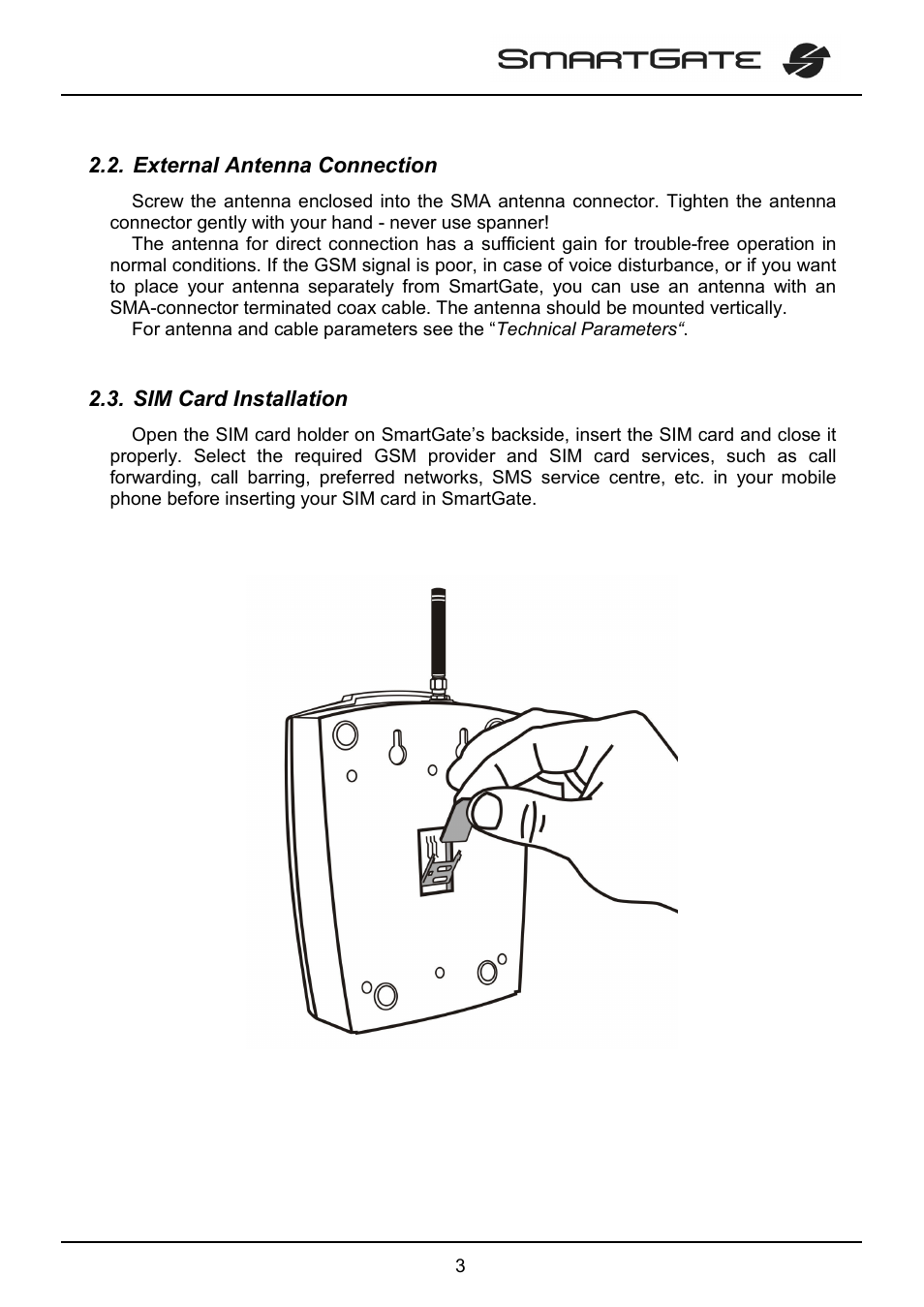 2N SmartGate - User Manual User Manual | Page 8 / 47