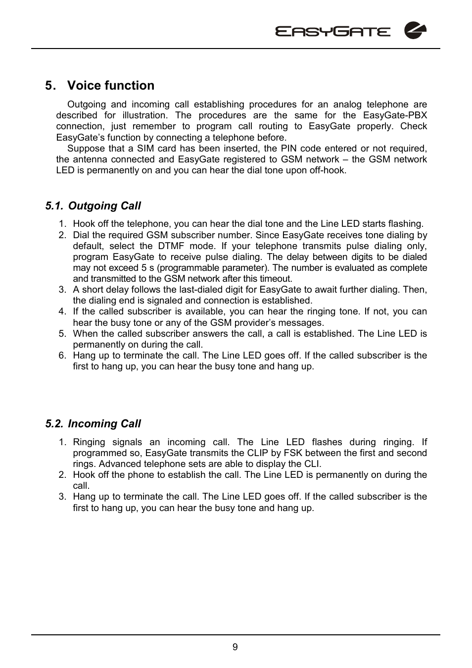 Voice function | 2N EasyGate - User Manual User Manual | Page 14 / 36